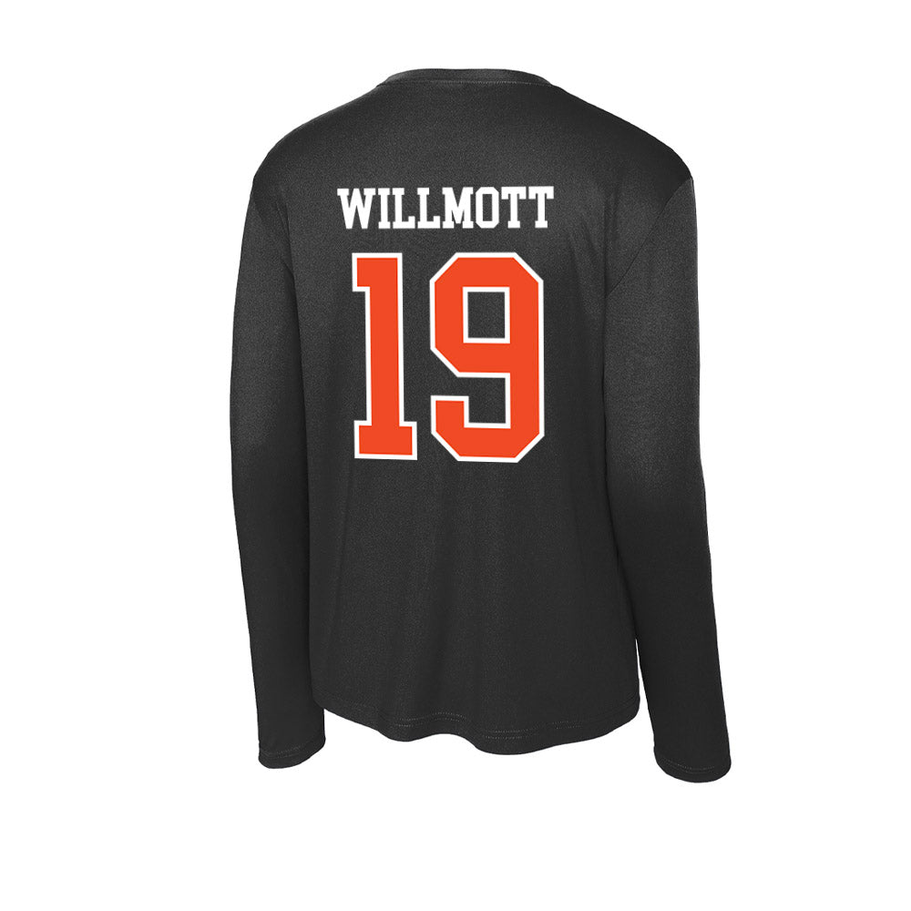 Virginia - NCAA Women's Lacrosse : Wylly Willmott - Activewear Long Sleeve T-Shirt-1