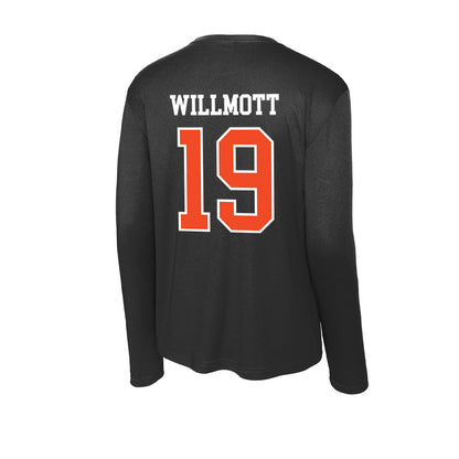 Virginia - NCAA Women's Lacrosse : Wylly Willmott - Activewear Long Sleeve T-Shirt-1