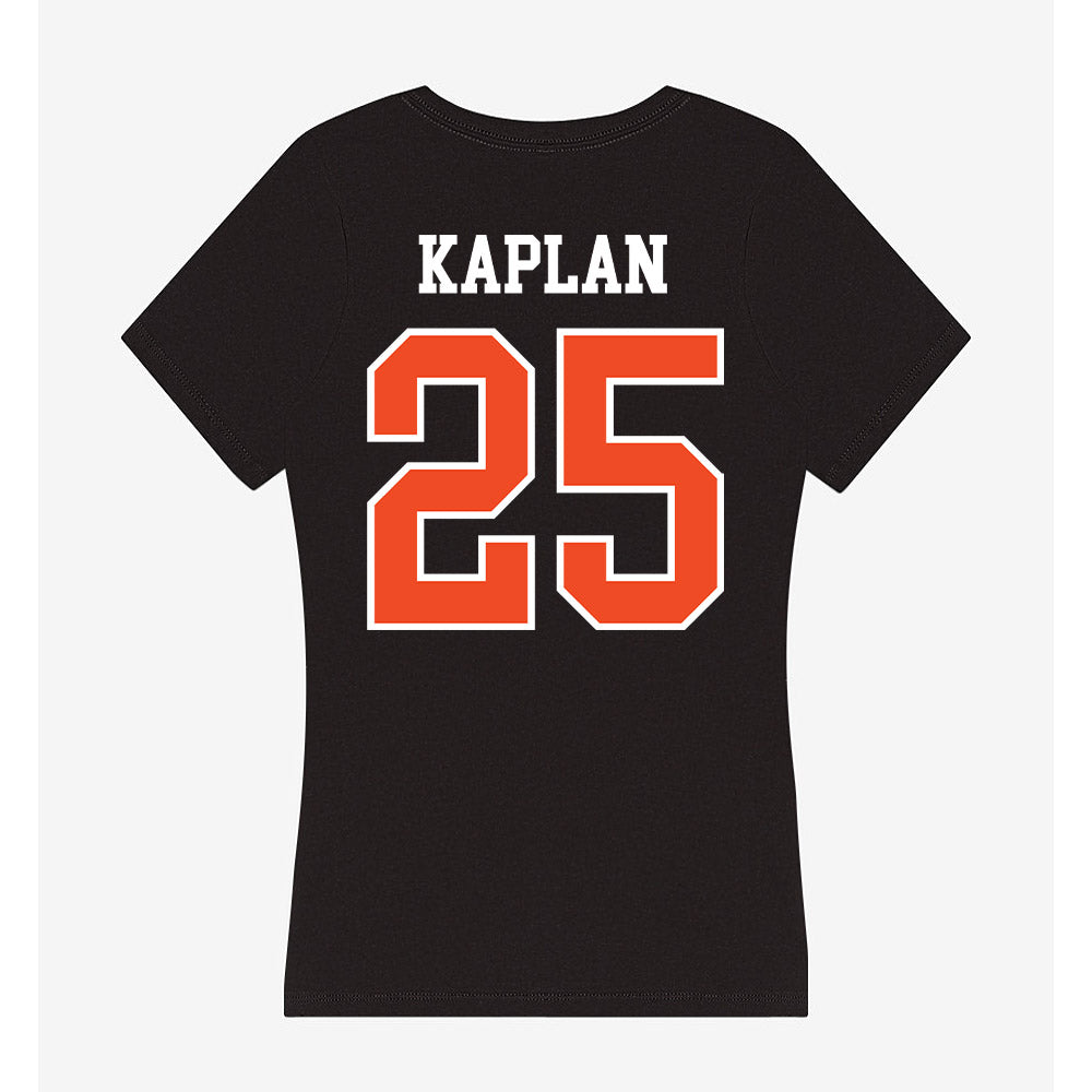Virginia - NCAA Softball : Edith Kaplan - Women's V-Neck T-Shirt-1
