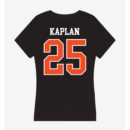 Virginia - NCAA Softball : Edith Kaplan - Women's V-Neck T-Shirt-1
