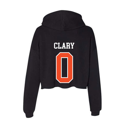 Virginia - NCAA Football : Antonio Clary - Women's Crop Fleece Hoodie-1