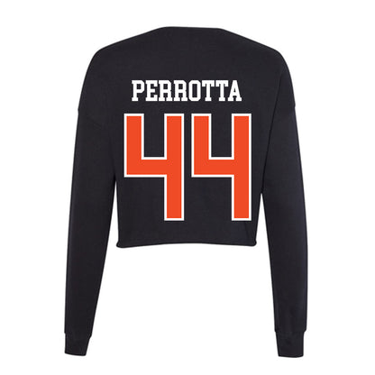 Virginia - NCAA Baseball : Antonio Perrotta - Women's Cropped Crew Fleece-1