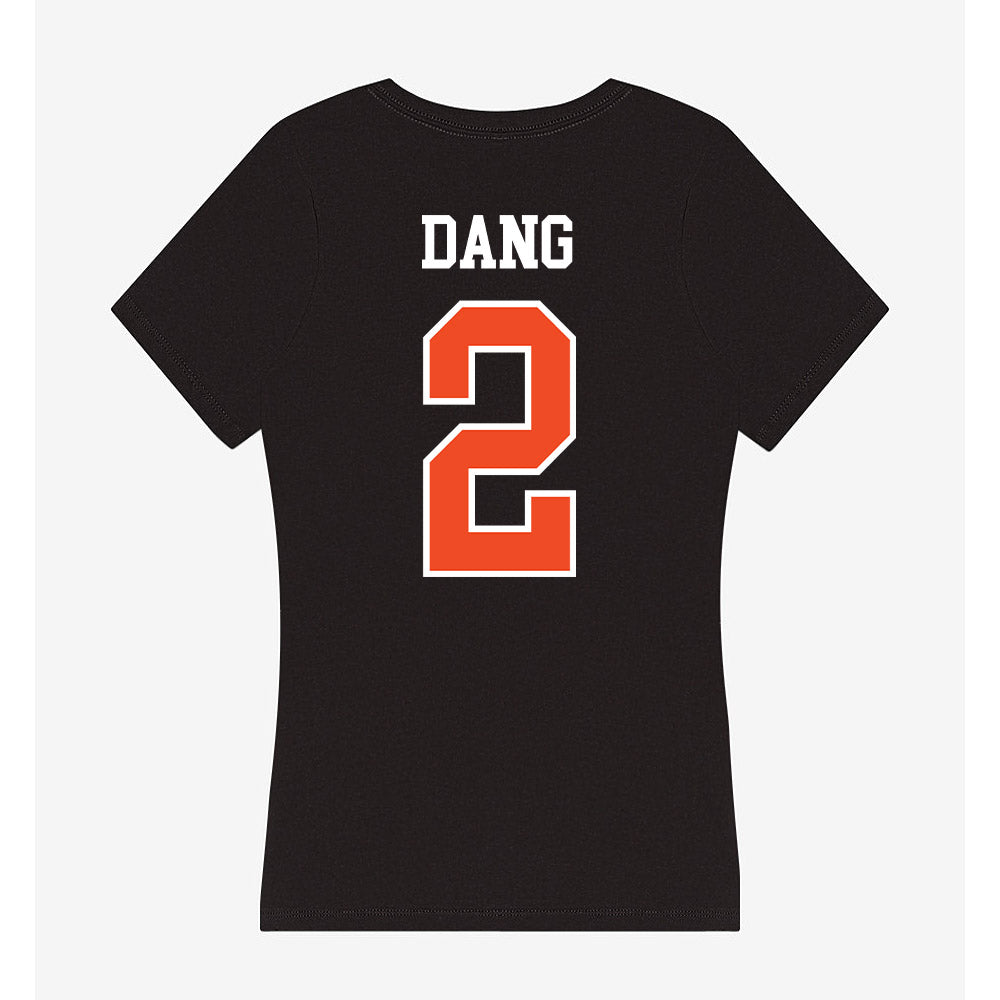 Virginia - NCAA Men's Soccer : Nick Dang - Women's V-Neck T-Shirt-1