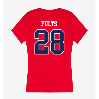 Arizona - NCAA Women's Soccer : Narissa Fults - Women's V-Neck T-Shirt-1