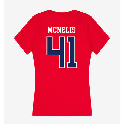 Arizona - NCAA Baseball : Chaz McNelis - Women's V-Neck T-Shirt-1