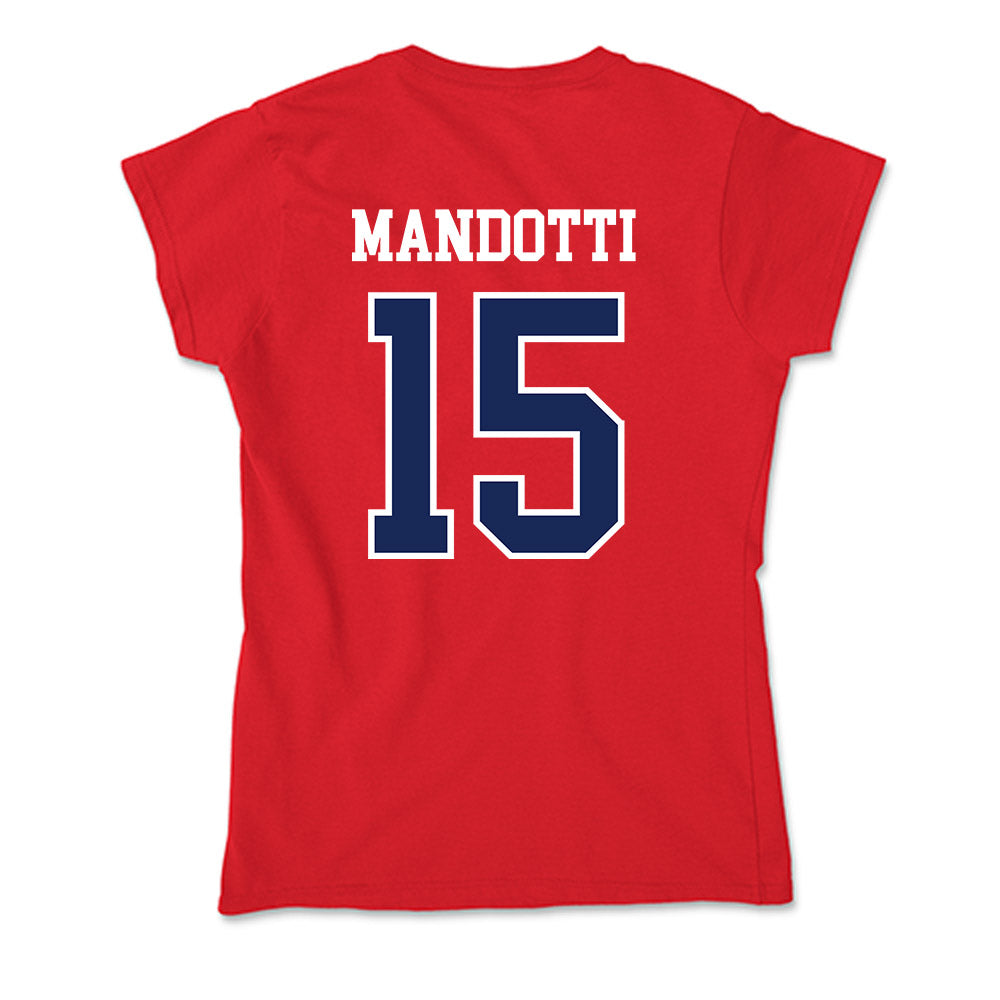 Arizona - NCAA Women's Volleyball : Giorgia Mandotti - Soft Style Women’s T-Shirt-1