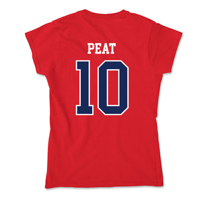 Arizona - NCAA Men's Basketball : Koa Peat - Soft Style Women’s T-Shirt-1