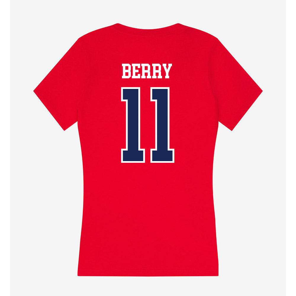 Arizona - NCAA Softball : Jenae Berry - Women's V-Neck T-Shirt-1