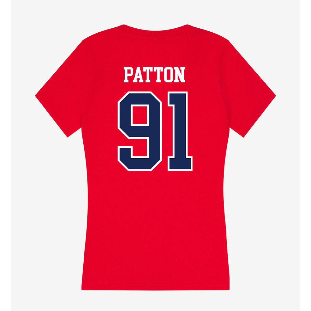 Arizona - NCAA Football : Porter Patton - Women's V-Neck T-Shirt-1