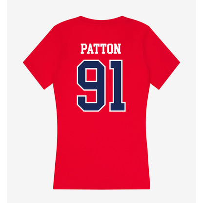 Arizona - NCAA Football : Porter Patton - Women's V-Neck T-Shirt-1