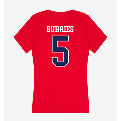 Arizona - NCAA Men's Basketball : Brayden Burries - Women's V-Neck T-Shirt-1