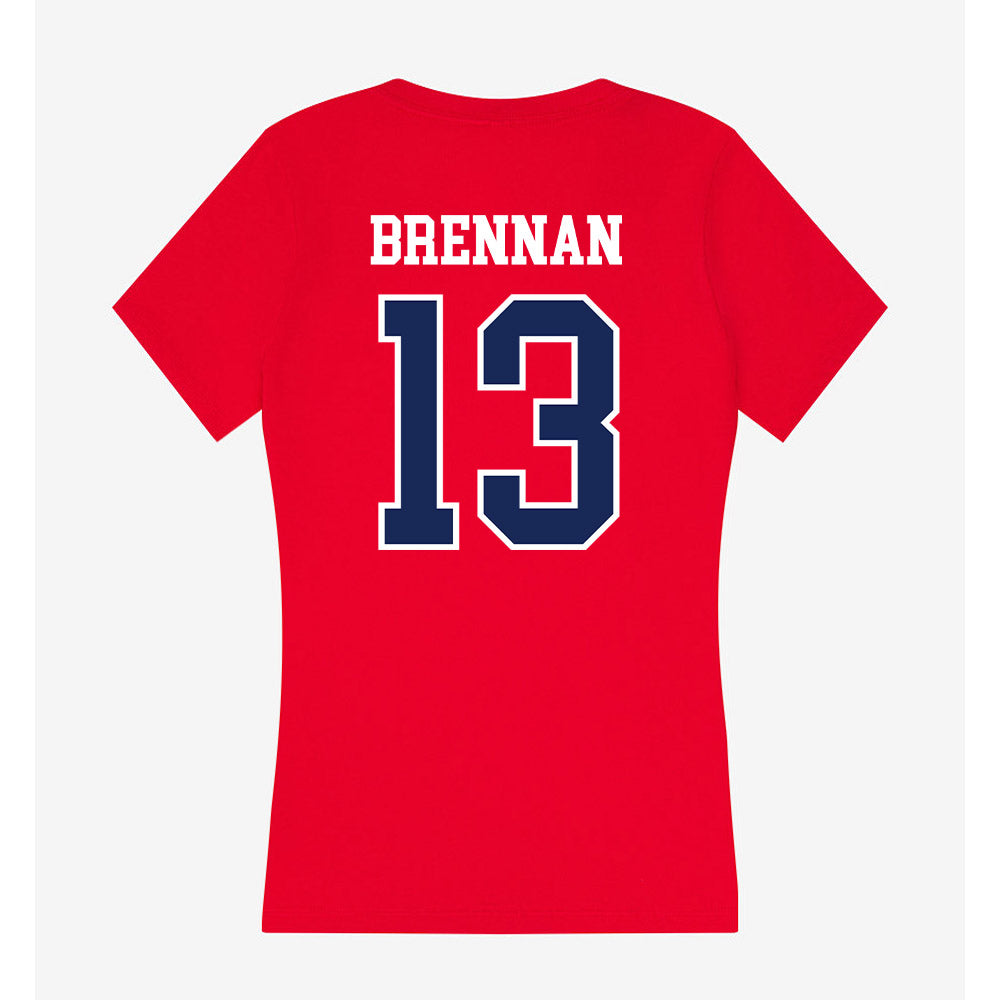 Arizona - NCAA Baseball : Cash Brennan - Women's V-Neck T-Shirt-1