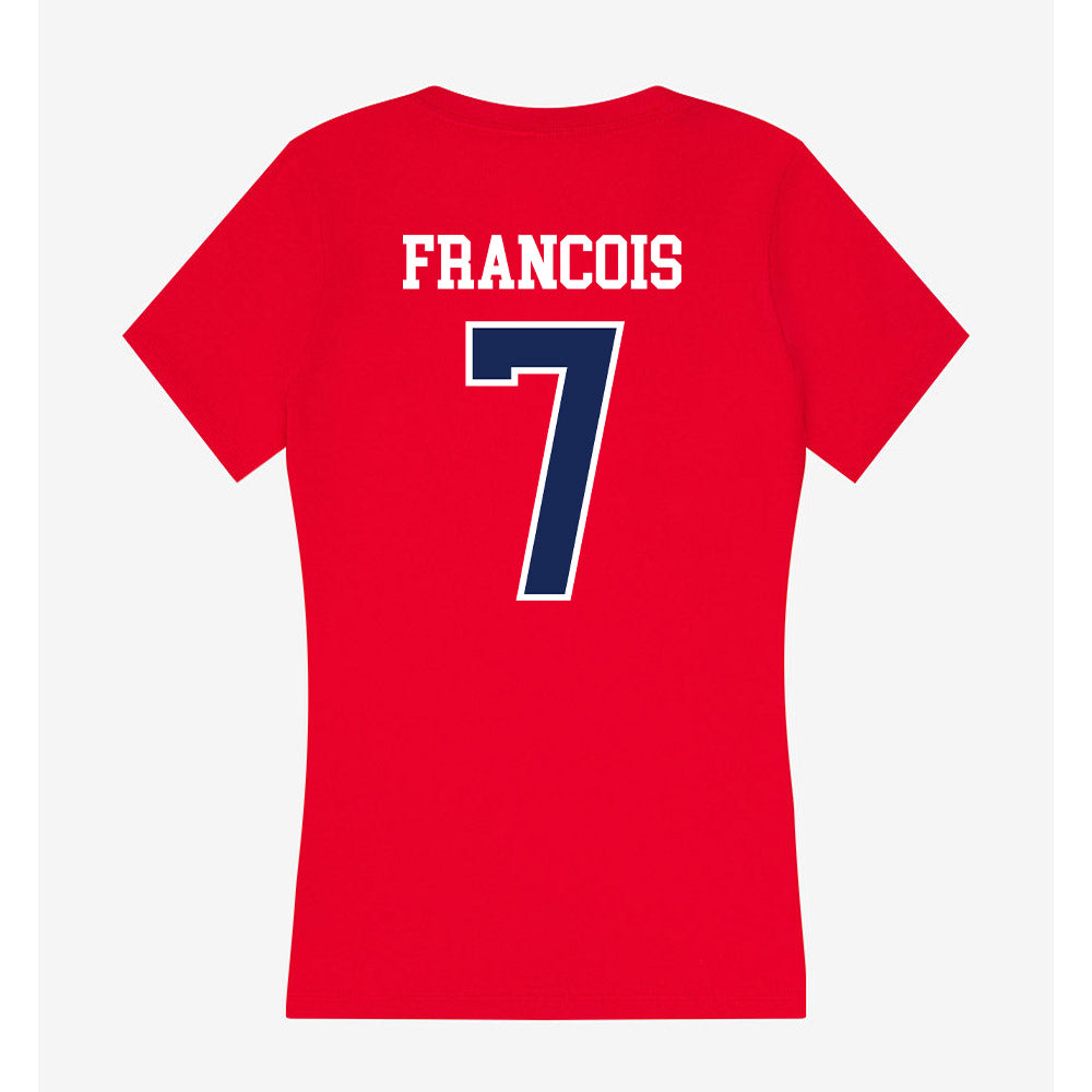 Arizona - NCAA Men's Basketball : Jackson Francois - Women's V-Neck T-Shirt-1
