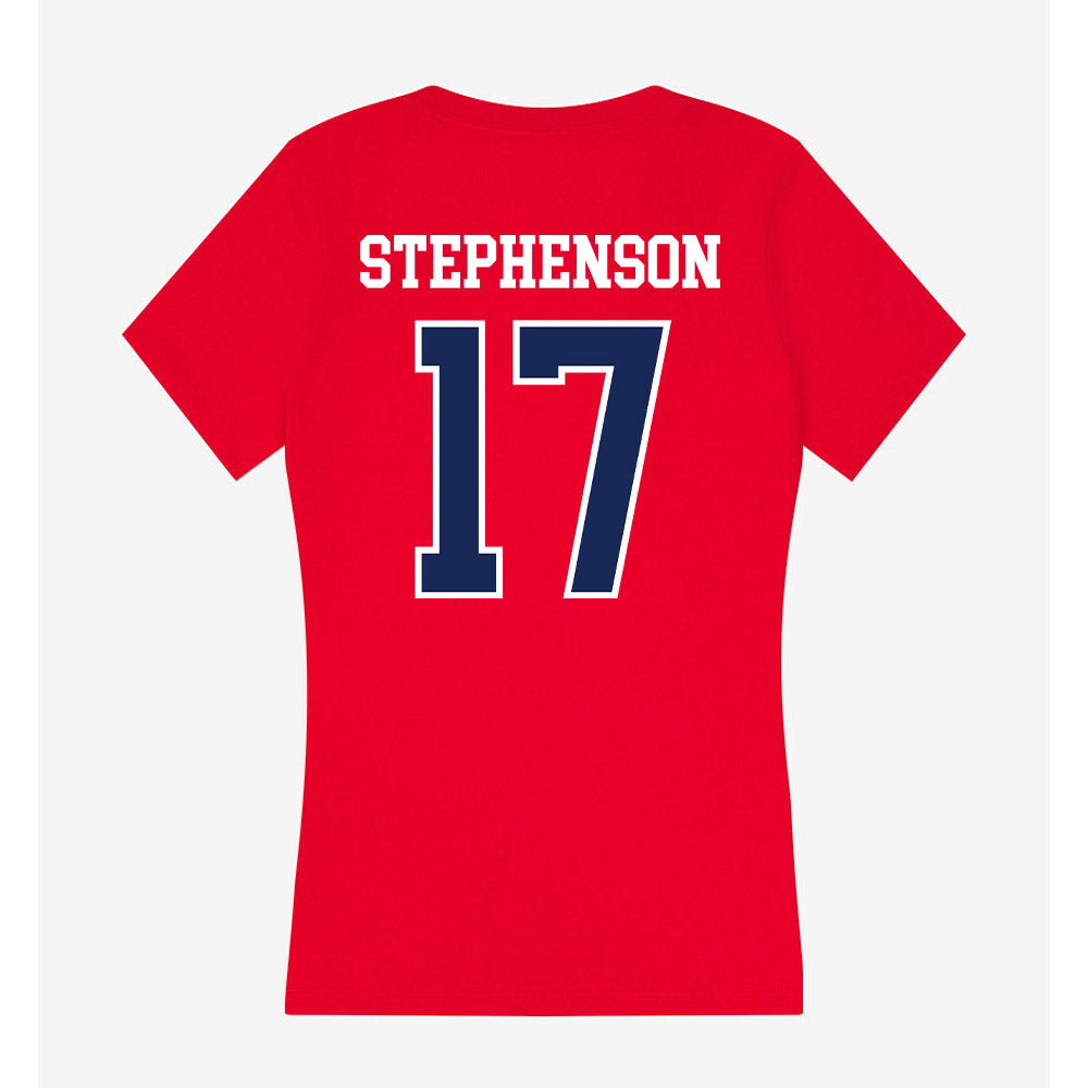 Arizona - NCAA Women's Soccer : Mireya Stephenson - Women's V-Neck T-Shirt-1