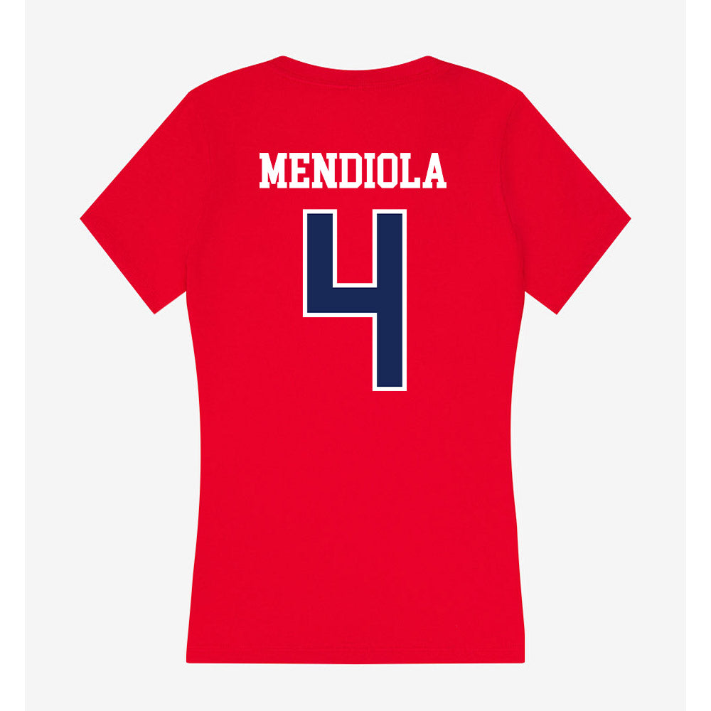 Arizona - NCAA Women's Soccer : Zoe Mendiola - Women's V-Neck T-Shirt-1