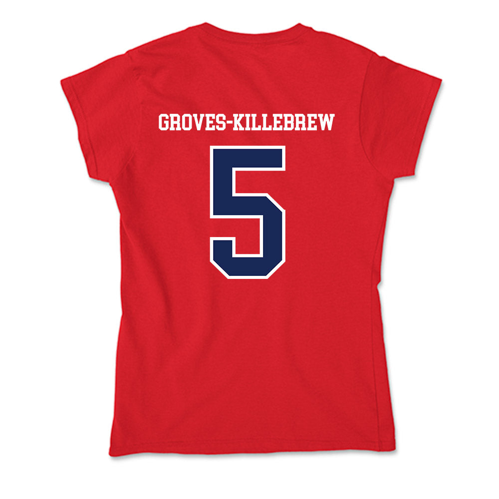 Arizona - NCAA Football : Marquis Groves-Killebrew - Soft Style Women’s T-Shirt-1