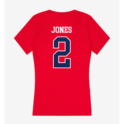 Arizona - NCAA Women's Volleyball : Renee Jones - Women's V-Neck T-Shirt-1