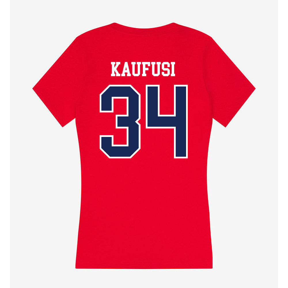 Arizona - NCAA Football : Ammon Kaufusi - Women's V-Neck T-Shirt-1