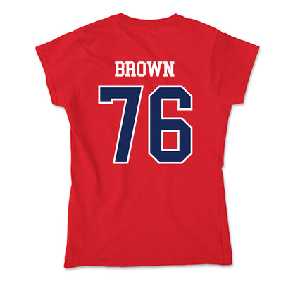Arizona - NCAA Football : Jordan Brown - Soft Style Women’s T-Shirt-1