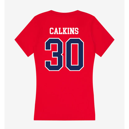 Arizona - NCAA Women's Soccer : Rose Calkins - Women's V-Neck T-Shirt-1