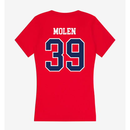 Arizona - NCAA Football : Broden Molen - Women's V-Neck T-Shirt-1