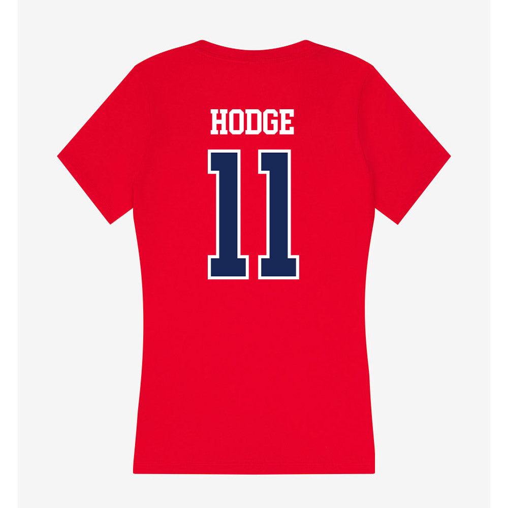 Arizona - NCAA Women's Volleyball : jaelyn hodge - Women's V-Neck T-Shirt-1