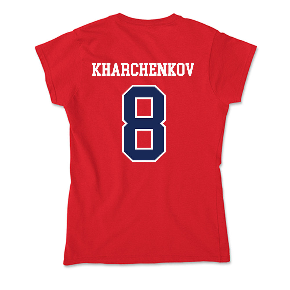 Arizona - NCAA Men's Basketball : Ivan Kharchenkov - Soft Style Women’s T-Shirt-1