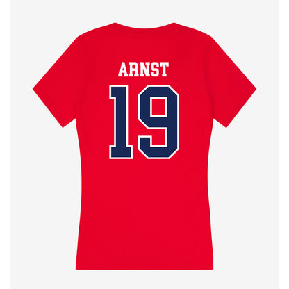 Arizona - NCAA Women's Soccer : Marissa Arnst - Women's V-Neck T-Shirt-1