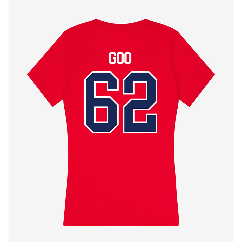 Arizona - NCAA Football : Javian Goo - Women's V-Neck T-Shirt-1