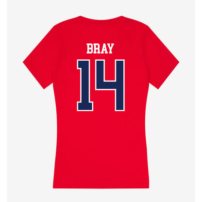 Arizona - NCAA Football : Mason Bray - Women's V-Neck T-Shirt-1