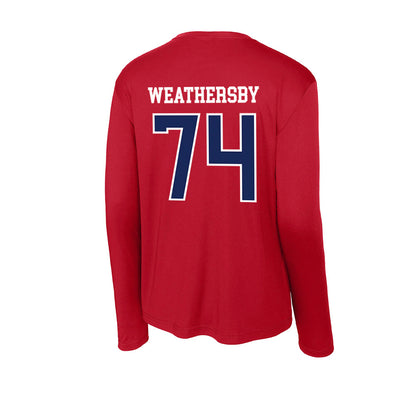 Arizona - NCAA Women's Soccer : Ella Weathersby - Activewear Long Sleeve T-Shirt-1