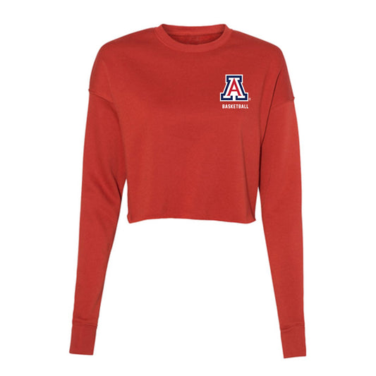 Arizona - NCAA Women's Basketball : Blessing Adebanjo - Women's Cropped Crew Fleece-0
