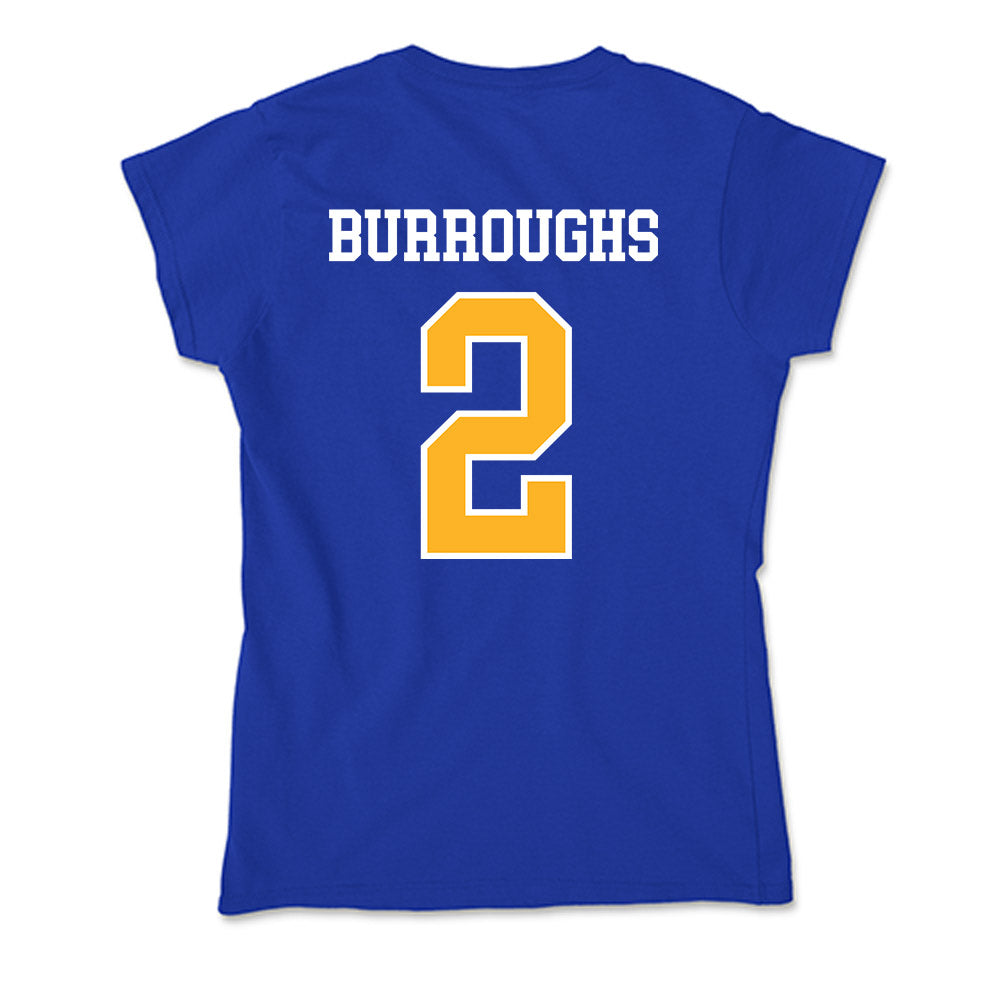 Pittsburgh - NCAA Baseball : Keeton Burroughs - Soft Style Women’s T-Shirt-1