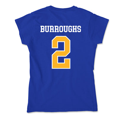 Pittsburgh - NCAA Baseball : Keeton Burroughs - Soft Style Women’s T-Shirt-1