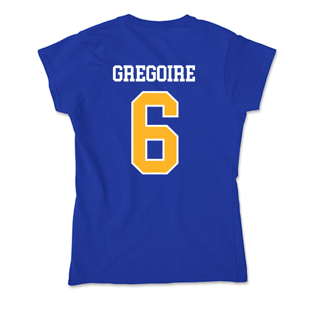 Pittsburgh - NCAA Women's Volleyball : Sophia Gregoire - Soft Style Women’s T-Shirt-1