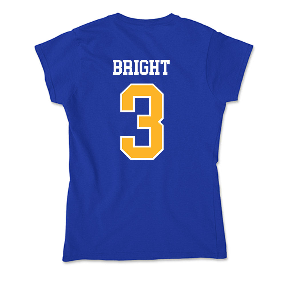 Pittsburgh - NCAA Women's Soccer : Maya Bright - Soft Style Women’s T-Shirt-1