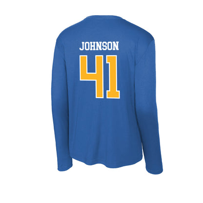 Pittsburgh - NCAA Women's Track & Field : Caleia Johnson - Activewear Long Sleeve T-Shirt-1