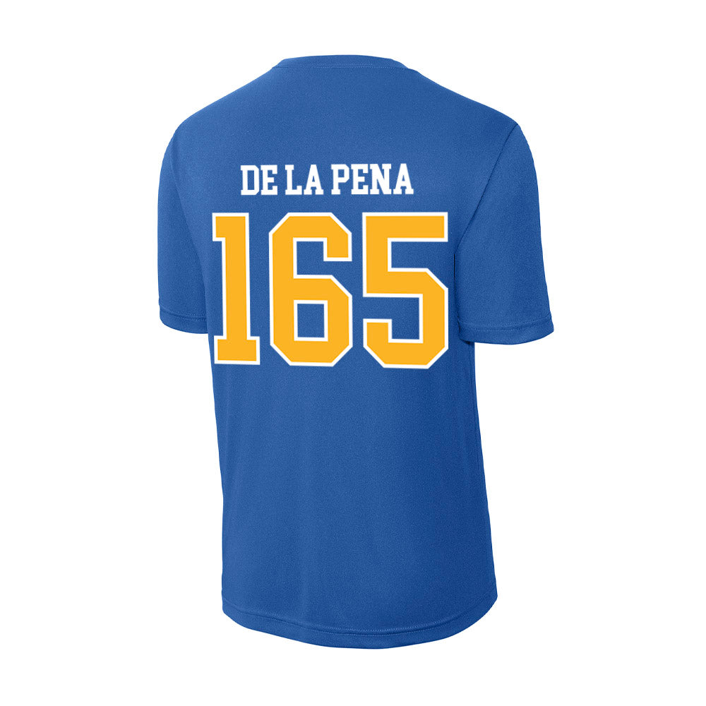 Pittsburgh - NCAA Wrestling : Mateo De La Pena - Activewear T-Shirt-1