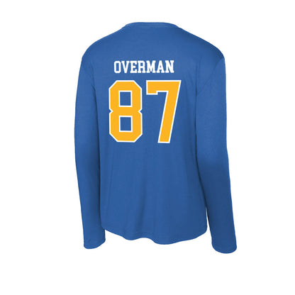 Pittsburgh - NCAA Football : Jake Overman - Activewear Long Sleeve T-Shirt-1