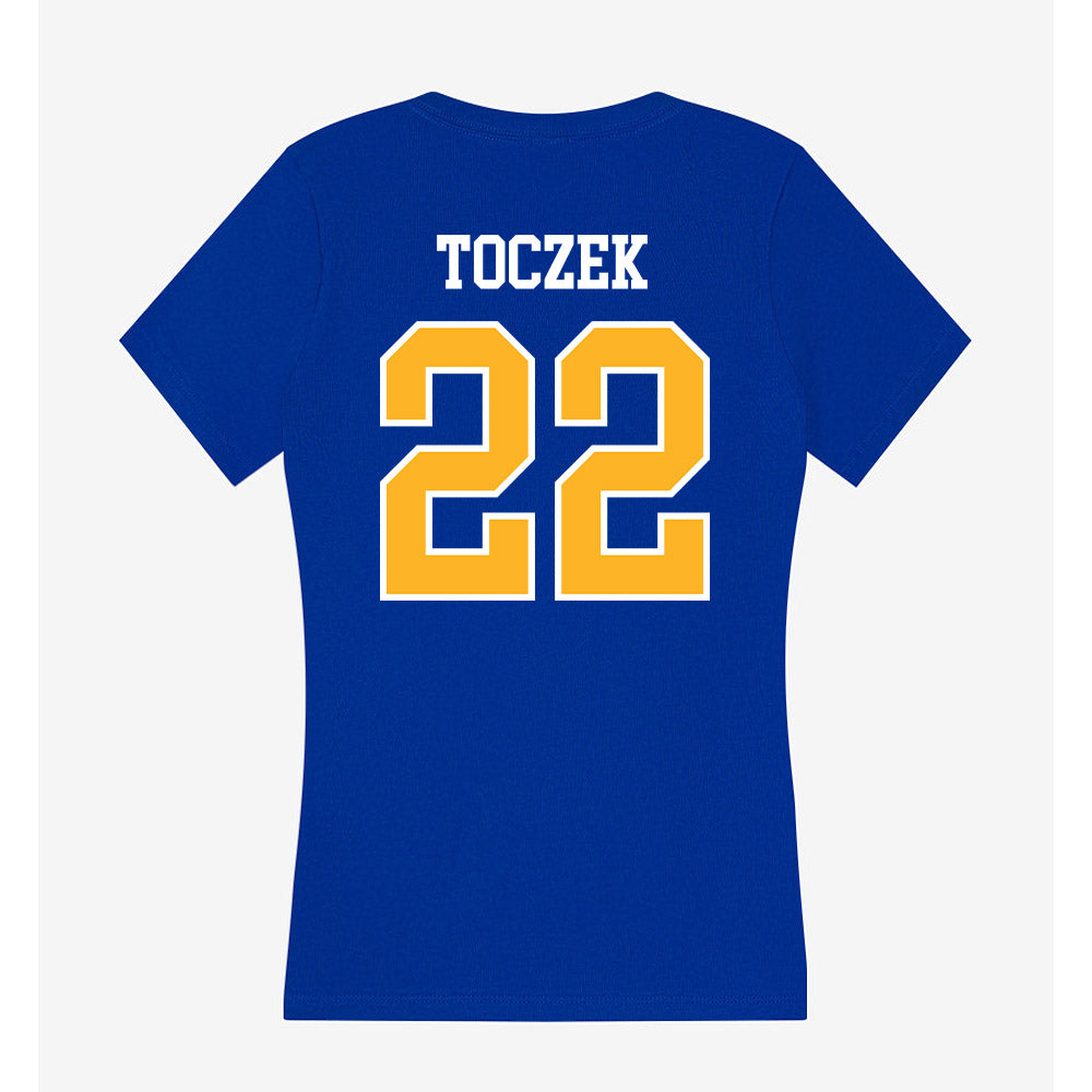 Pittsburgh - NCAA Softball : Addison Toczek - Women's V-Neck T-Shirt-1