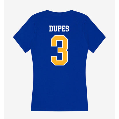 Pittsburgh - NCAA Women's Volleyball : Emery Dupes - Women's V-Neck T-Shirt-1