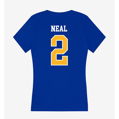 Pittsburgh - NCAA Football : Isaiah Neal - Women's V-Neck T-Shirt-1