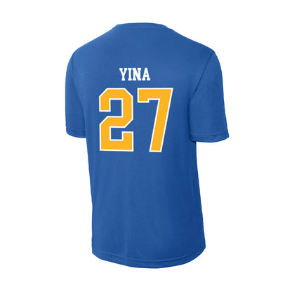 Pittsburgh - NCAA Women's Soccer : Adoo Yina - Activewear T-Shirt-1