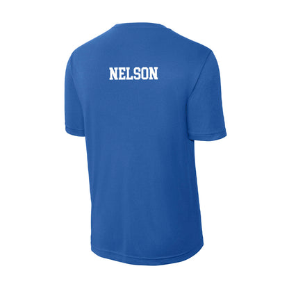 Pittsburgh - NCAA Men's Swimming & Diving : Jensen Nelson - Activewear T-Shirt-1