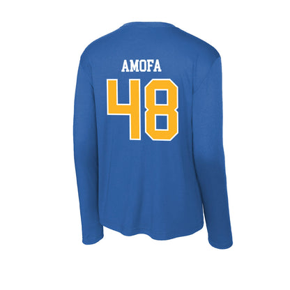 Pittsburgh - NCAA Football : Matthew Amofa - Activewear Long Sleeve T-Shirt-1