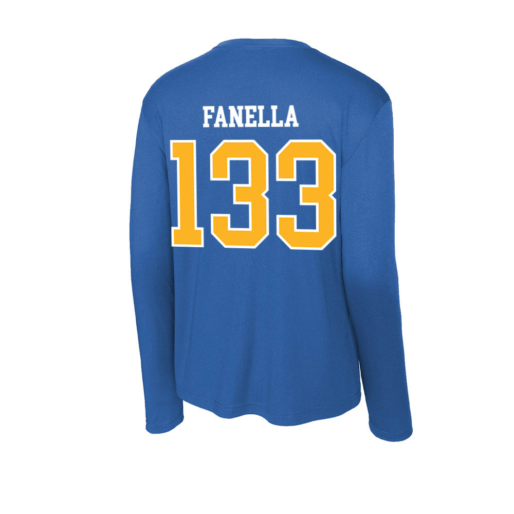 Pittsburgh - NCAA Wrestling : Nico Fanella - Activewear Long Sleeve T-Shirt-1