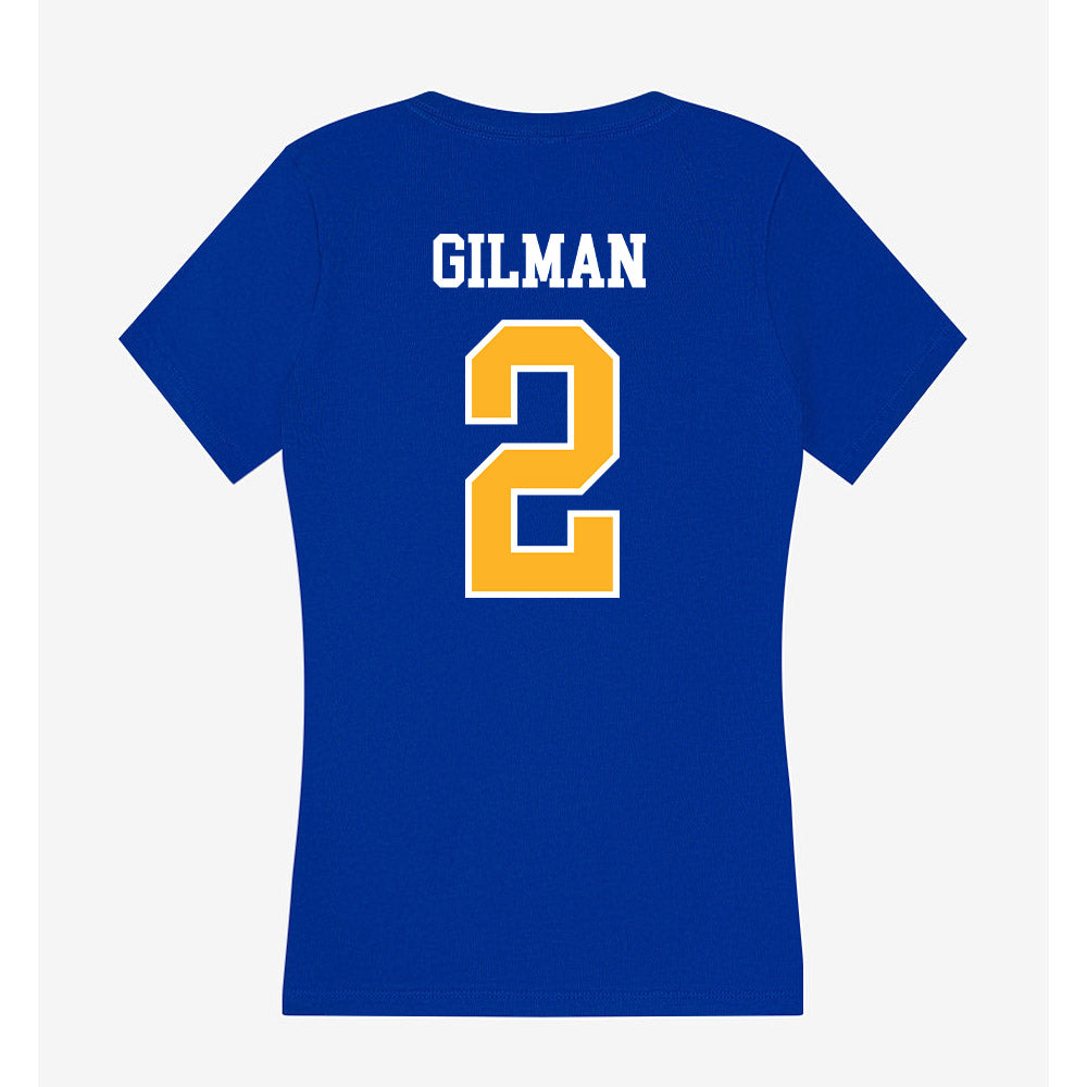 Pittsburgh - NCAA Men's Soccer : Jackson Gilman - Women's V-Neck T-Shirt-1