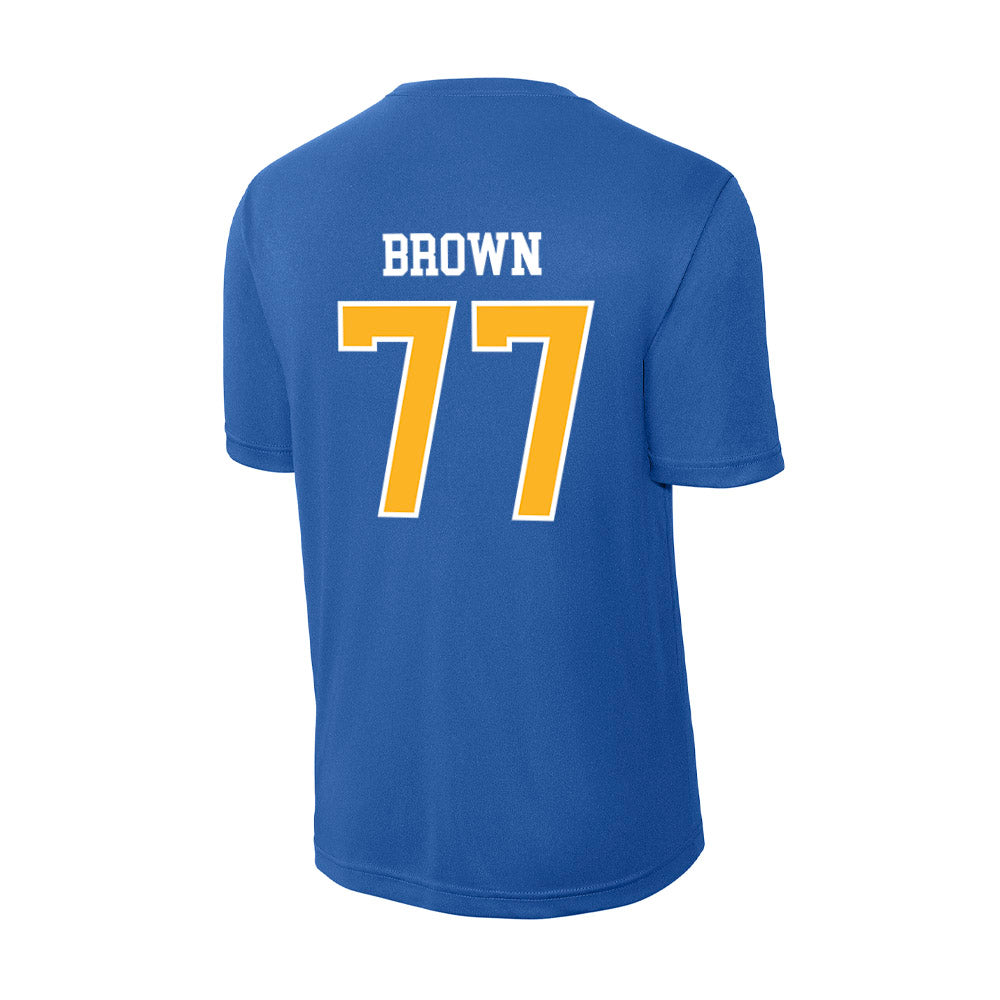 Pittsburgh - NCAA Football : Jackson Brown - Activewear T-Shirt-1
