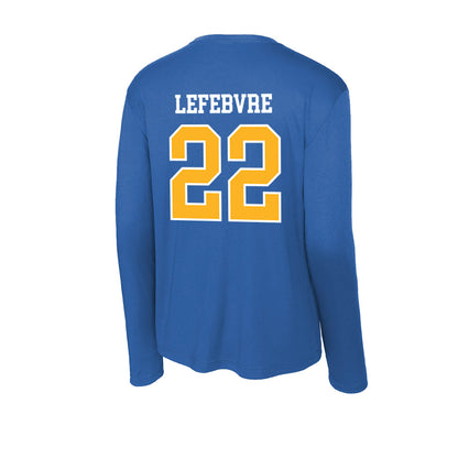 Pittsburgh - NCAA Men's Soccer : Mathys Lefebvre - Activewear Long Sleeve T-Shirt-1