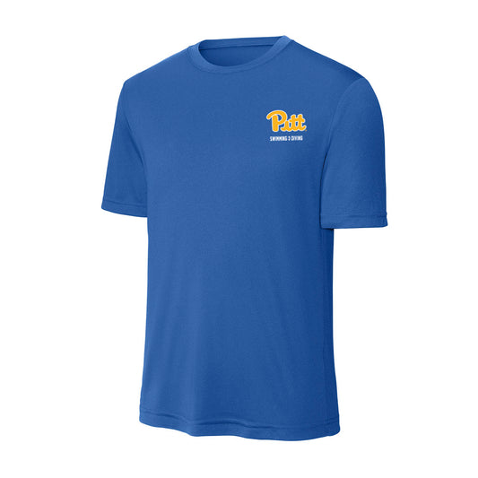 Pittsburgh - NCAA Men's Swimming & Diving : Alan Vergine - Activewear T-Shirt-0